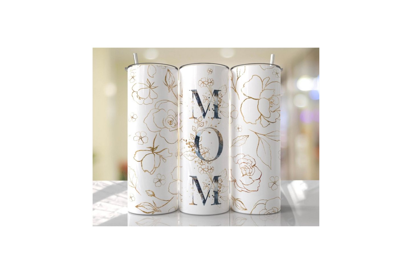 Mom's Heart Tumbler