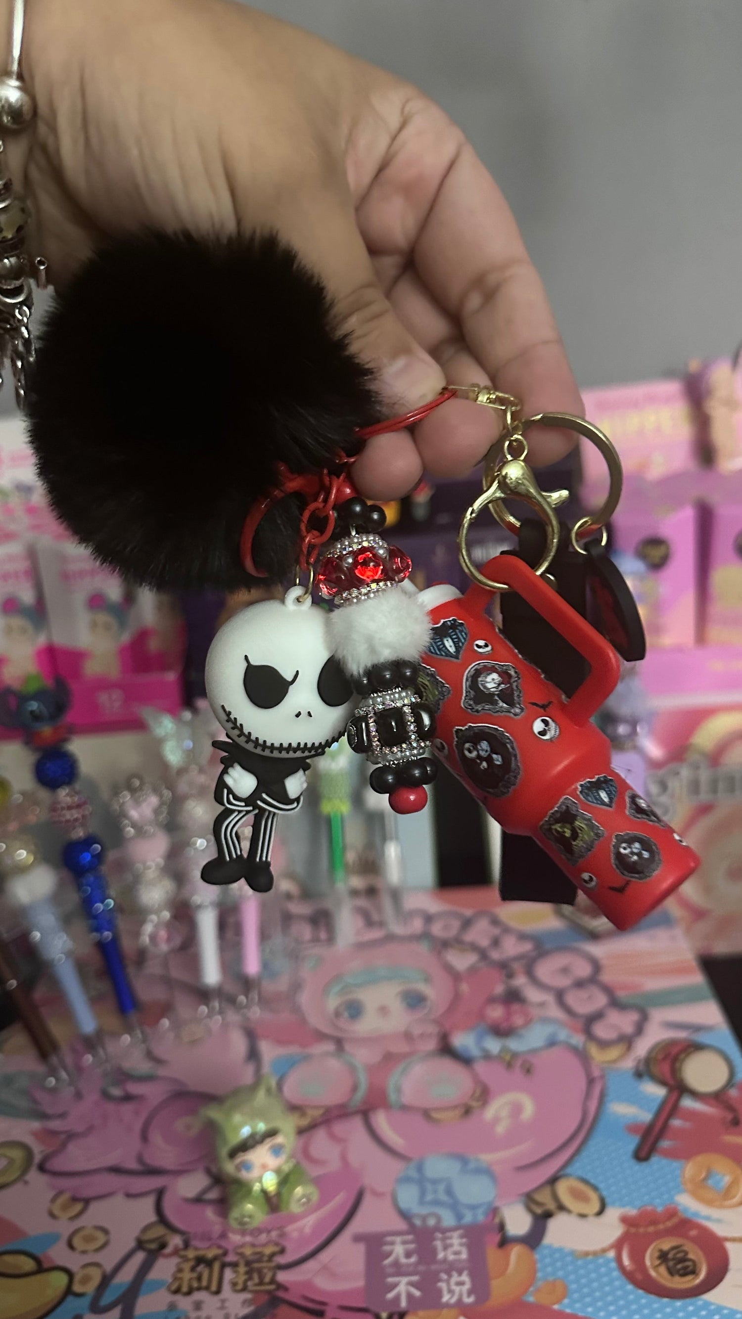 Keychains stick doorable