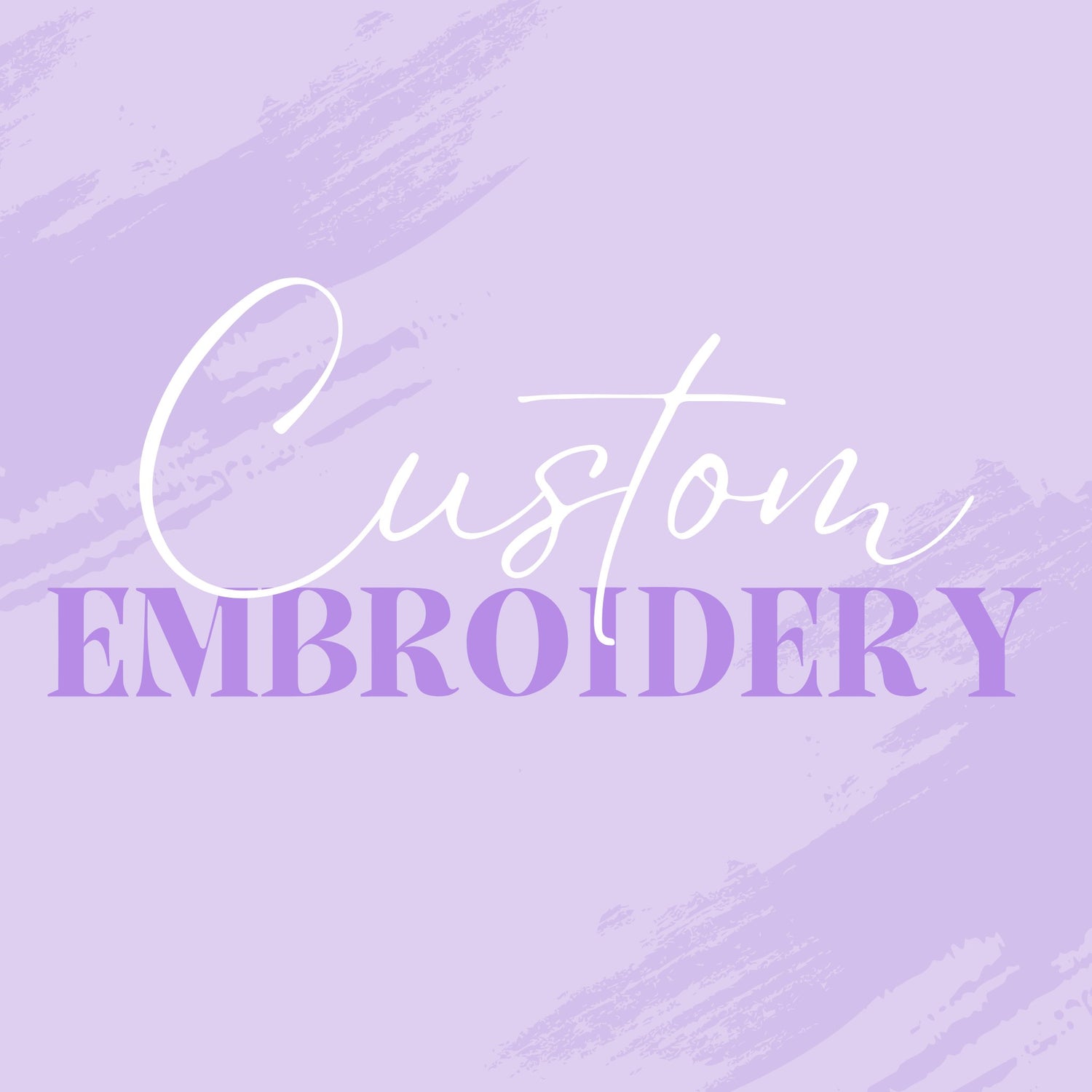 Custom embroidery