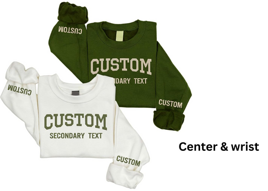 Custom your own crewneck