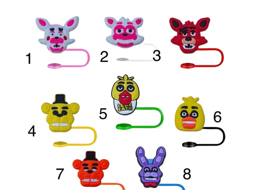 Evil Teddy Straw Toppers